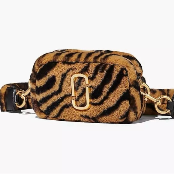 Marc Jacobs The Softshot Tiger Stripe Plush Bag - Picture 3 of 12